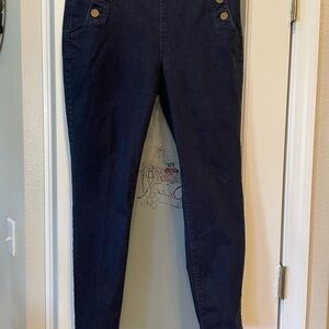 LOFT Dark Blue Women's Jeans Overalls